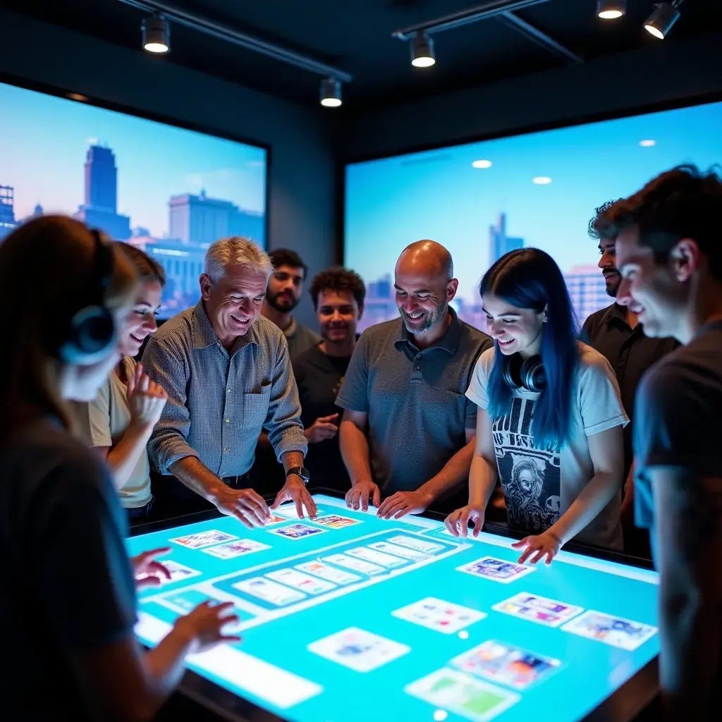 Professional team collaboration